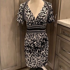 bcbg black comb dress